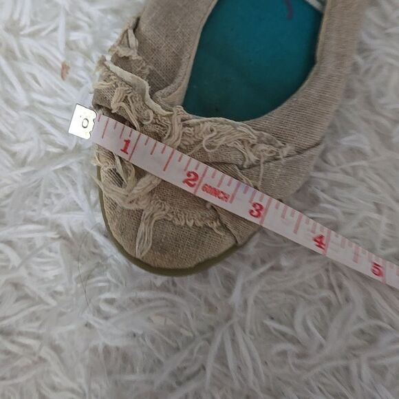 Blowfish Womens Burlap Crochet Lace Overlay Flats Slip On Tan Or Kids Size Shoe - Picture 16 of 17